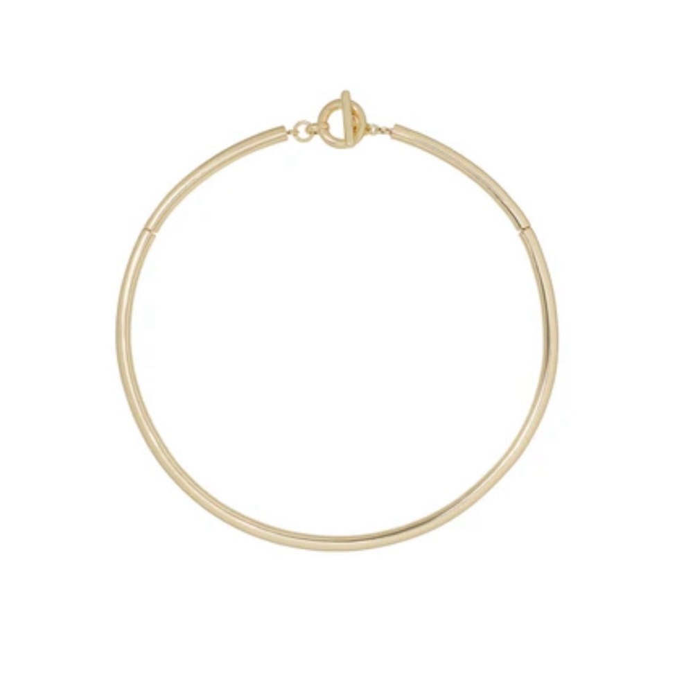 ROXANNE ASSOULIN The Tubular Collar In Gold Firm price